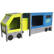 K jaula de conejo truck 187 x 45 x 72CM