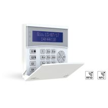 AMC - k-lcdbluetag blaue LCD-Tastatur mit integriertem RFID/NFC-Leser, mit 2 programmierbaren IN/OUT-Leitungen