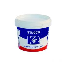 0,5 kg stucco riempitivo in pasta a spatola per legno e muri bianco - K2