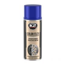 K2 - syntetyczna powłoka gumowa w sprayu. colour flex guma w sprayu - niebieska 400ml