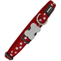 Chadog - Collar para perro red dingo estrella 41-63 cm