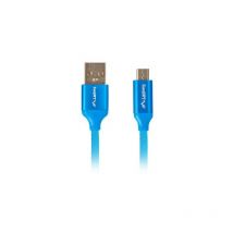Kabel usb CA-USBM-20CU-0018-BL steckverbinder usb zu micro usbusb qc 3.0 1.8M blau - Lanberg