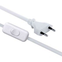 Verkabelung mit schalter und 10a-stecker 1,5 meter weiß farbe 70526
