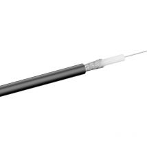 Kabel RG58 Doppelt geschirmt schwarz (100m)