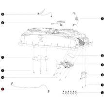 Kabel Übertragung GNSS-Antenne original bluebird Roboter i108E AB12.02.00.0144