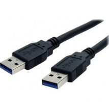 Kabel usb 3.0 a Stecker auf usb a Stecker schwarz 2m
