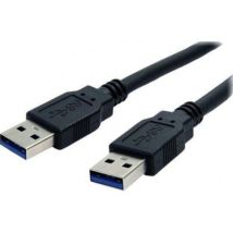 NANO KABEL USB 3.0 Typ-A Stecker auf Typ-A Stecker 2,0 Meter Schwarz 5 Gbps Übertragungsrate