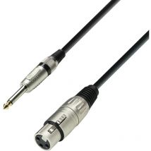 Kabel XLR-Buchse zu jack 6,3 Mono STAR3 1m