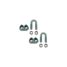 EDM - Kabelbinder 'DIN-741 SJT01' mit M6 5/16' Gewinde aus verzinktem Stahl (2 Stück)