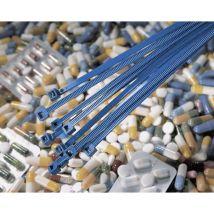 111-00831 MCT50L-PA66MP-BU-C1 Kabelbinder 390 mm 4.60 mm Blau Detektierbar 1 St. - Hellermanntyton