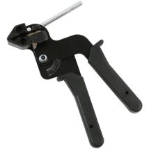 Kabelbinderspanner, 210 X 120 X 12 Mm, Metall-kabelbinderpistole, Zum Verriegeln Und Schneiden Von Edelstahl-kabelbindern, Schwarz