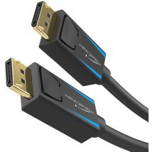 Cavo DisplayPort e dp 8K, Speciale schermatura a.i.s. End-to-End – 1 m (per pc Gaming dp 1.4/Laptop/schede grafiche/Monitor 8K@60 Hz, 4K@120 Hz e