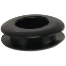 Kabeldurchführungstülle pvc weich, schwarz, Plattenstärke 3,4, LochØ 10,5, geschlossen, 1 Stück - KSS
