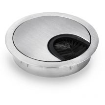 Kabeldurchführung 2er-Set 60 mm Metall Borstendichtung - Oneconcept