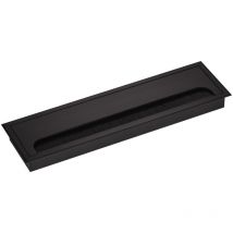 Kabeldurchlass Cavo Kabeldose eckig 280 x 80 mm schwarz eloxiert