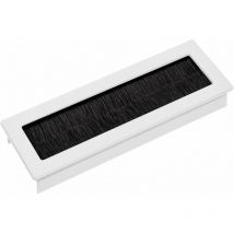 Sotech Kabeldurchlass tondo weiß eloxiert Länge 150 mm