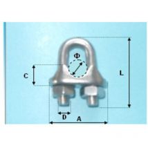 Kabelhalterung Aus Edelstahl Aisi 316 Durchmesser 3 Mm