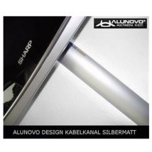 AL90-050 Canalina passacavi (l x l x a) 500 x 80 x 20 mm 1 pz. Argento (opaco anodizzato) - Alunovo