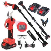 Kabellose 2-in-1 Elektrische Astschere Mit Teleskopischem Ausleger 228,6 cm, 300w Kupfer-brushless-motor, 3 Schneidemodi Und Langlebigen Akkus