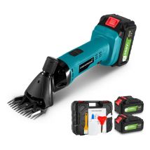 Onevan - Kabellose elektrische Wollschere mit 6 Gängen und 13 ZähnenElektrische SchereHundeschere mit 2 batterie