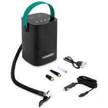 Vonroc - Kabelloser Mini-Kompressor 12V mit integriertem 2,0Ah-Akku - Digitales Display / Manometer