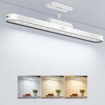 Jusch - Kabelloses LED-Küchenlicht, wiederaufladbares USB-Licht, magnetisches Licht, Schreibtischlampe mit einstellbarer Helligkeit
