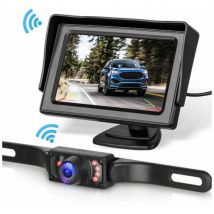 Kabelloses Rückfahrkamera-System-Set für Auto/LKW/Van/Pickup/Wohnmobil. 4,3-Zoll-Monitor-Rückfahrkamera-Rückfahrsystem