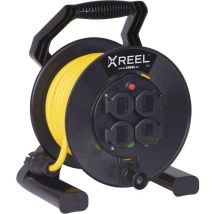PCE - Kabeltrommel XREEL250 N07V3V3-F 3G1.5 Länge 25 m ip 54
