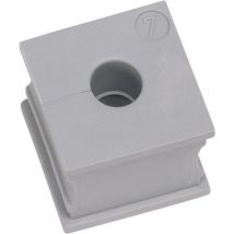 Kt 3 Kabeldurchführung geschlitzt Klemm-Ø (max.) 4 mm Elastomer Grau 1 St. - Icotek