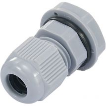 1593319 Kabelverschraubung PG16 Polyamid Silber-Grau (ral 7001) 1 St. - Tru Components