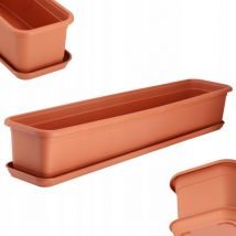 Balconnière Pot de Fleurs 80cm + Support - Kadax