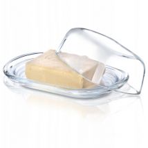 KADAX Beurrier en Verre avec Couvercle pour Réfrigérateur, L'Accessoire Essentiel de Cuisine pour Stocker, Servir et Préserver la Fraîcheur du Beurre