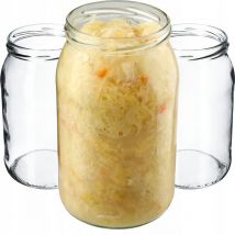 Bocaux de Conservation Pot en Verre 900ml Confiture de Miel 8 pcs Weki - Kadax