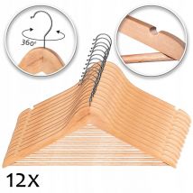 Cintres en bois Cintre lot de 12 pièces - Kadax