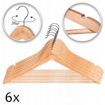 Cintres en bois Ensemble de cintres 6 pcs - Kadax