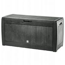 Kadax - Coffre de Rangement pour Balcon de Jardin Coffre de Rangement pour Terrasse 310L Anthracite