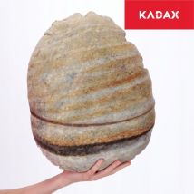 Cojín de terciopelo 33x41 cm Pebble Cojín decorativo con cremallera Cojín decorativo con fibra de silicona Cojín para sofá (modelo 5) - Kadax