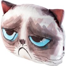 Coussin à motif imprimé mascotte chat 30x45 cm - Kadax
