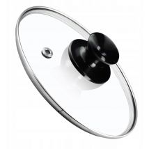 Couvercle en Verre 16cm Couvercle Universel pour Casserole, Poêle, Résistant à la Chaleur - Kadax