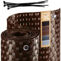 Couverture de balcon Tapis de balcon en technorattan 0,9x5m - Kadax