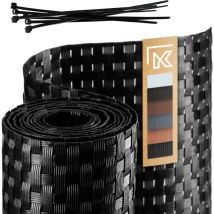 Kadax - Couverture Tapis De Balcon Pour Balcon Terrasse 1x7m Clôture Clôture Noir