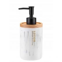 KADAX Distributeur de Savon Liquide Marbre Blanc