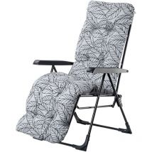 Kadax - Fauteuil de Jardin, Transat de Plage, Touristique Pliant, Terrasse Ajustable