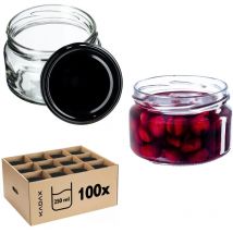 Kadax - Glas Klara 250ml fi82 TO-250/1 Paket 100 Stück