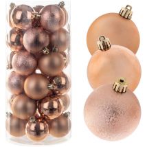 Lot de 30 boules 6cm GIF7238 cuivre K11239 - Kadax