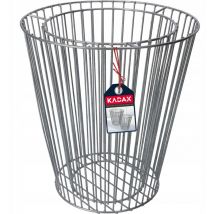 Kadax - Maceta de jardín con gaviones, acero galvanizado, 45 cm
