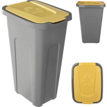Kadax - Mülleimer zur Mülltrennung, Mülltonne, 30 l, mit Deckel