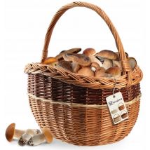 Panier en Osier Panier à Champignons Shopping Pique-Nique Fruits en Osier Grand Eco - Kadax