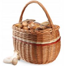 Panier en Osier Panier à Champignons Shopping Pique-Nique Fruits en Osier Grand Eco - Kadax