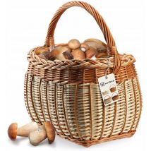 Panier en Osier Panier à Champignons Shopping Pique-Nique Fruits en Osier Grand Eco - Kadax